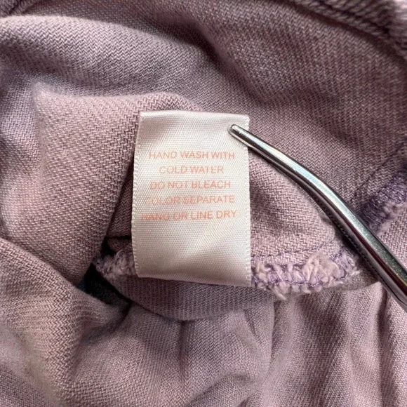 So Me Denim Strapless Tiered Ruffle Mini Dress Sz Small Smocked Mauve Pink - Picture 6 of 10